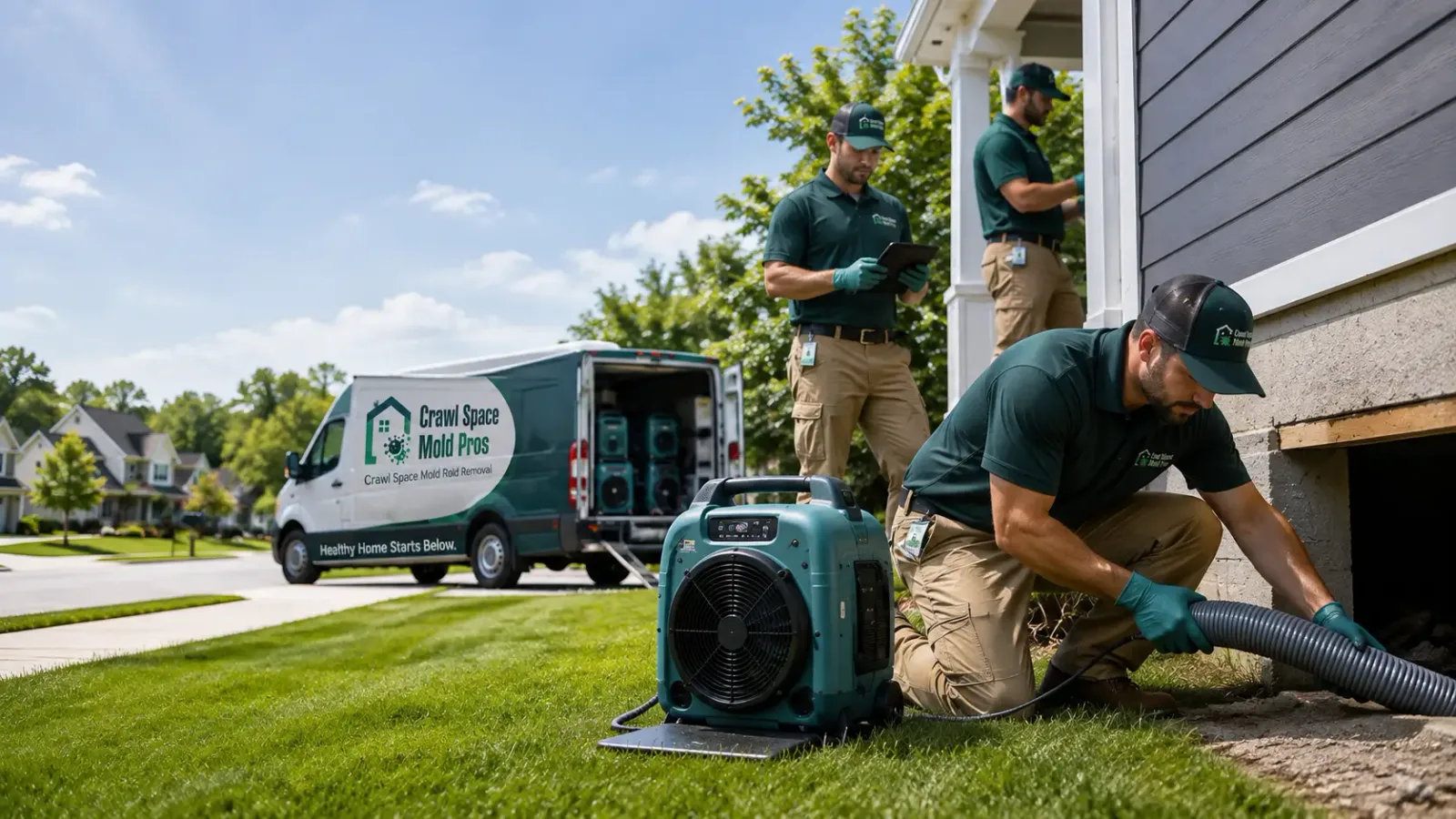 Crawl Space Mold Removal in Millersburg, MI